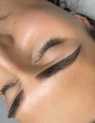 brwi metodą ombre makijaz permanentny